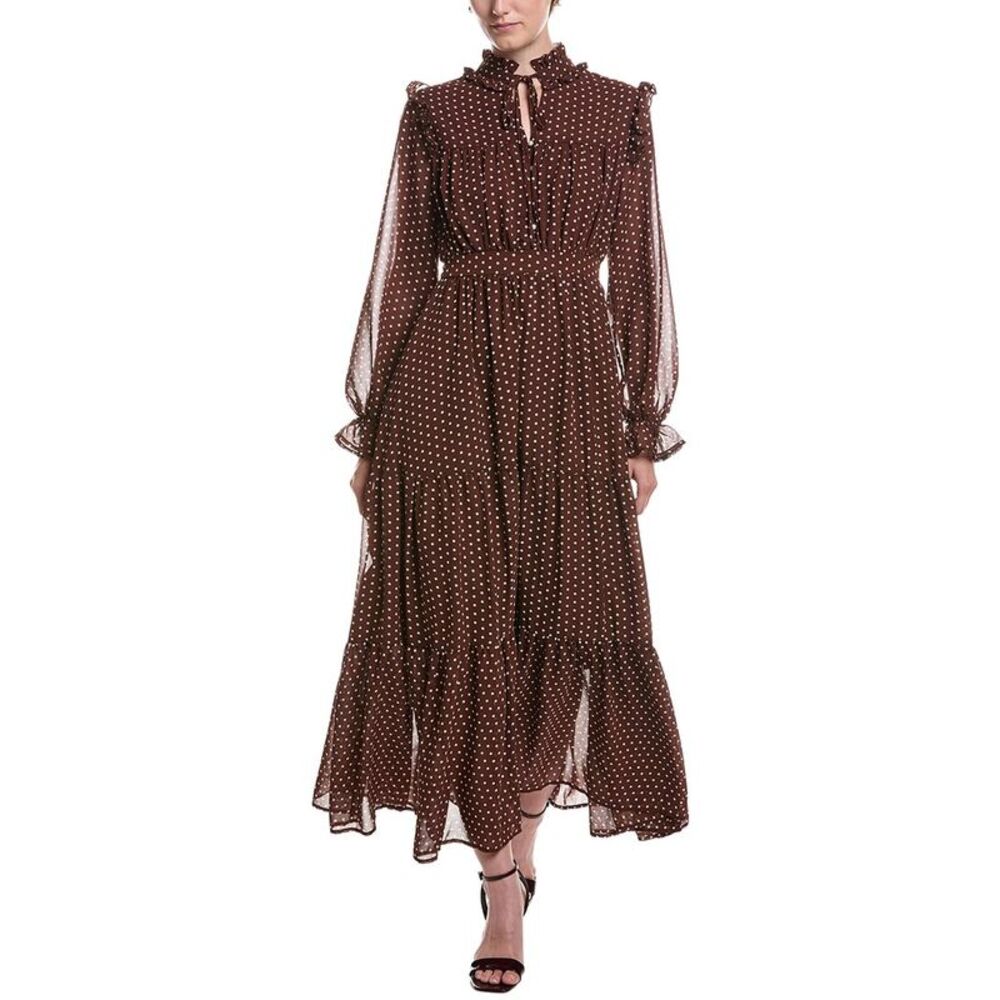 Moonsea Womens A-Line Dress, Brown